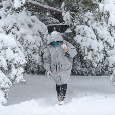 Österreich versinkt im Schnee