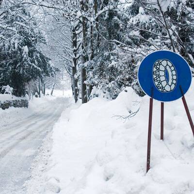 Schneechaos in Kärnten