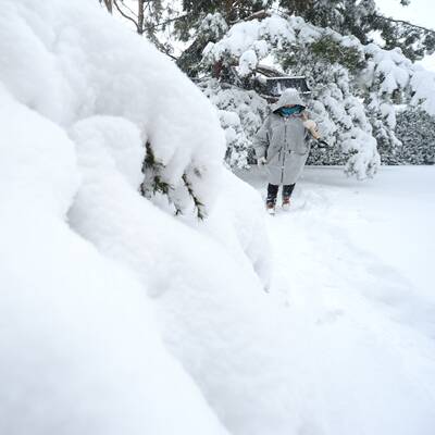 Österreich versinkt im Schnee