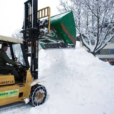 Schneechaos in Kärnten