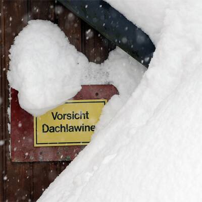 Österreich versinkt im Schnee