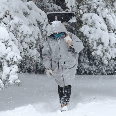 Wintereinbruch in Österreich