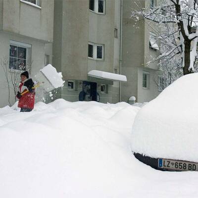 Schneechaos in Kärnten