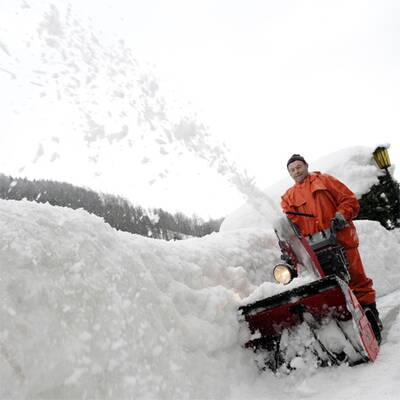 Österreich versinkt im Schnee