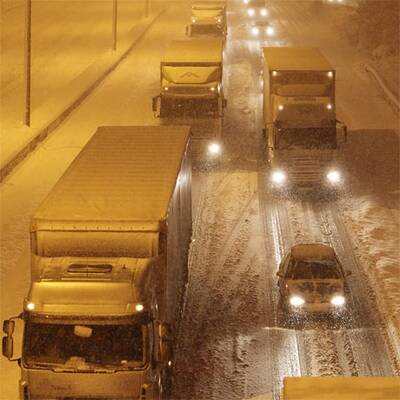 London versinkt im Schnee