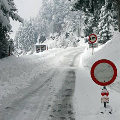 Schneechaos in Kärnten