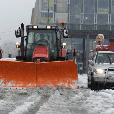 Wintereinbruch in Österreich