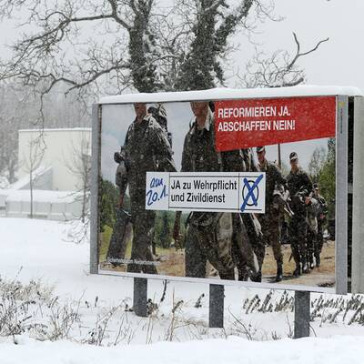 Wintereinbruch in Österreich