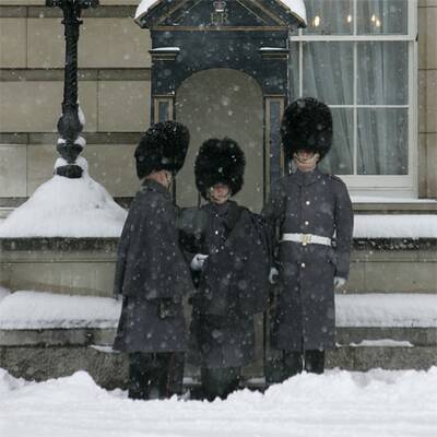 London versinkt im Schnee