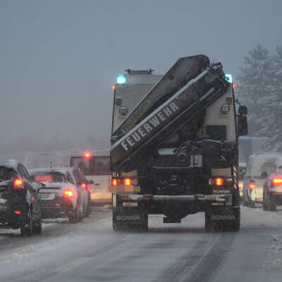Österreich versinkt im Schnee