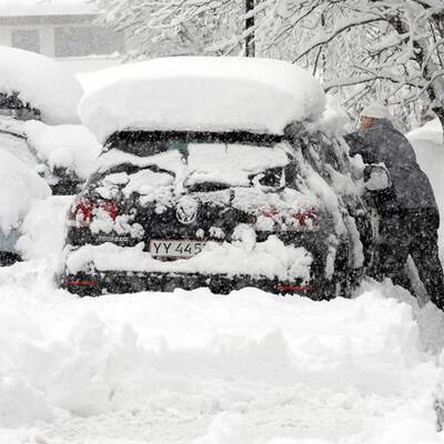 Österreich versinkt im Schnee