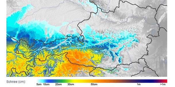 Unwetter-Alarm in Österreich