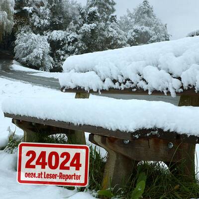 So verschneit ist Österreich: Wien-Umgebung