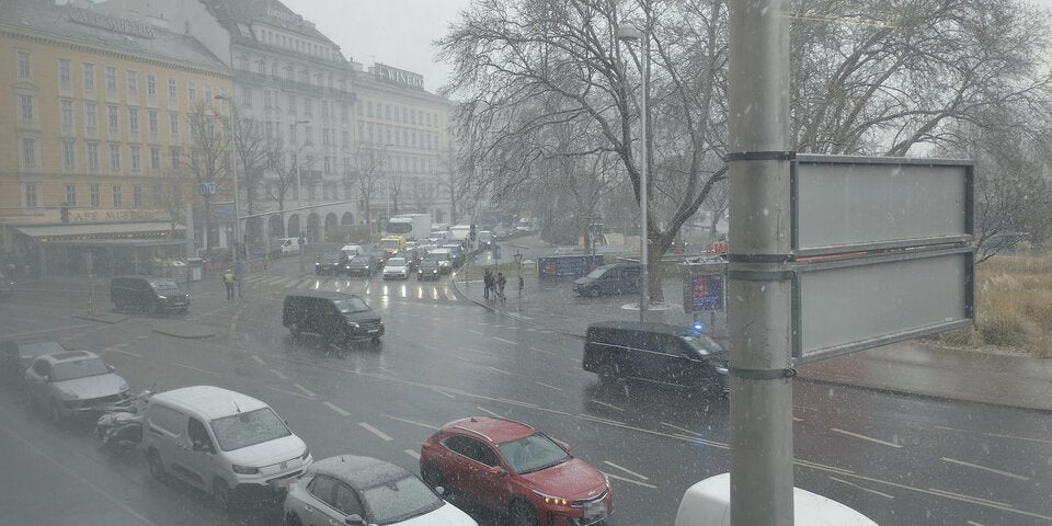 Schnee-Alarm in Wien