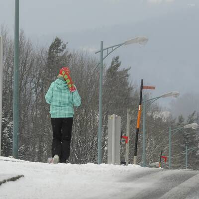Auch in Oberösterreich hat es Schnee