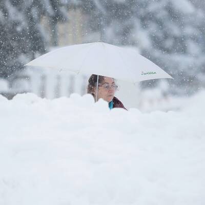 Österreich versinkt im Schnee