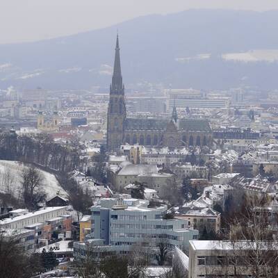 Auch in Oberösterreich hat es Schnee