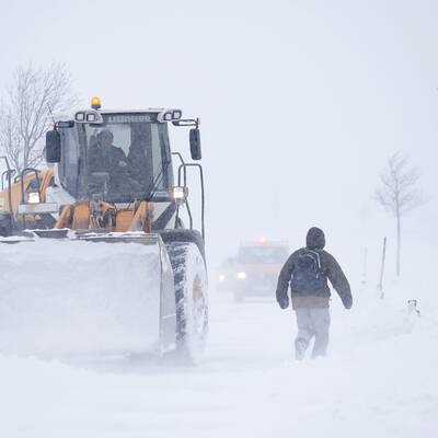 Wintereinbruch in Österreich