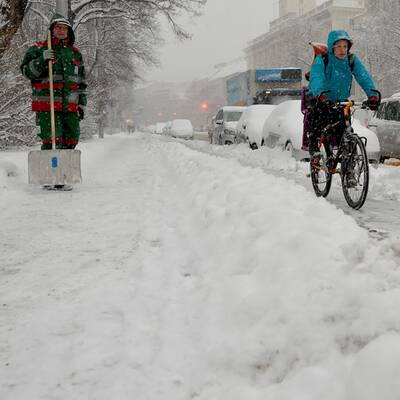 Österreich versinkt im Schnee