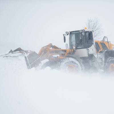 Wintereinbruch in Österreich
