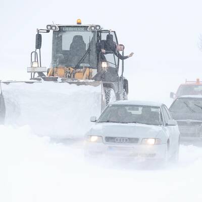 Wintereinbruch in Österreich