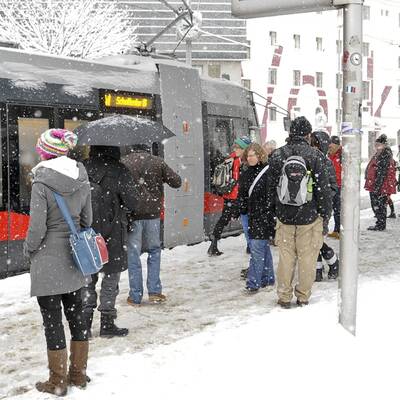 Österreich versinkt im Schnee