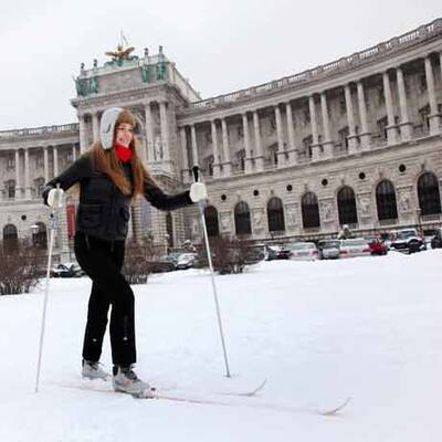 Österreich versinkt im Schnee