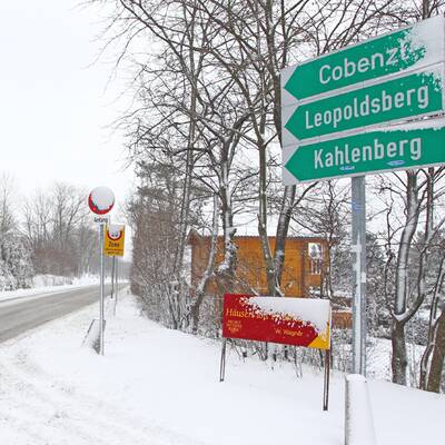 Auch in Oberösterreich hat es Schnee