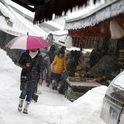 Österreich versinkt im Schnee