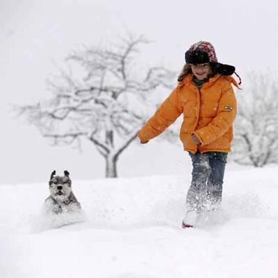 Schnee in Österreich