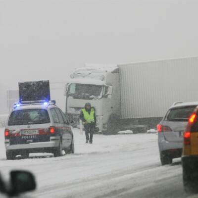 Schneechaos in Kärnten