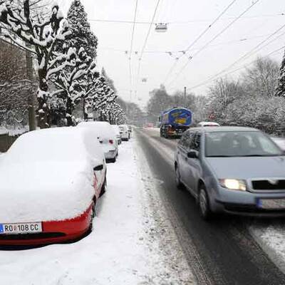 Österreich versinkt im Schnee