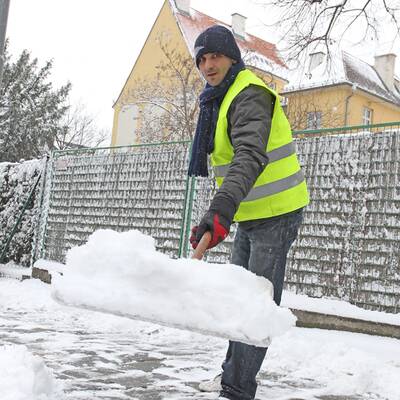 Auch in Oberösterreich hat es Schnee