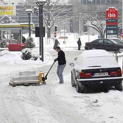 Österreich versinkt im Schnee