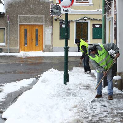 Auch in Oberösterreich hat es Schnee