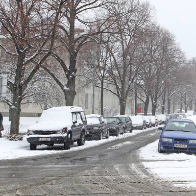 Auch in Oberösterreich hat es Schnee