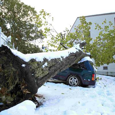 Schneechaos an US-Nordküste