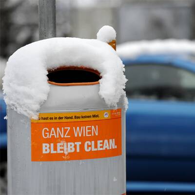 Schnee in Wien