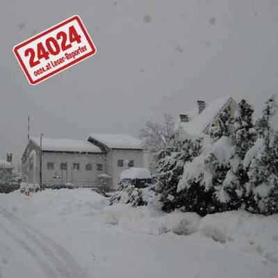 Schneechaos in Kärnten