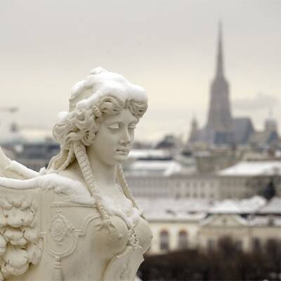 Schnee in Wien