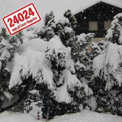 Schneechaos in Kärnten