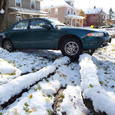 Schneechaos an US-Nordküste