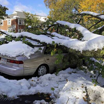 Schneechaos an US-Nordküste