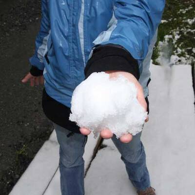 Kälte-Schock: Schnee im Juni