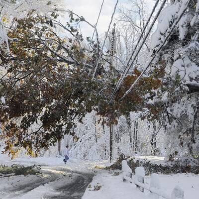 Schneechaos an US-Nordküste