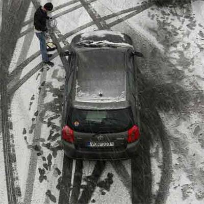 Griechenland versinkt im Schnee