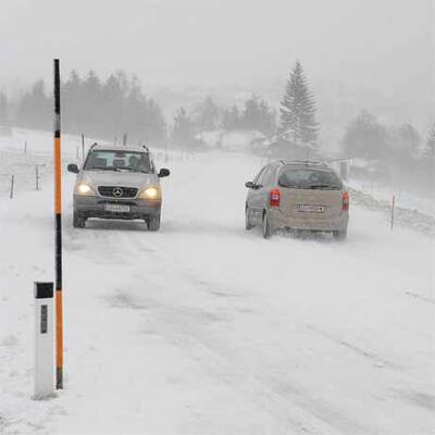 Schnee in Österreich