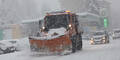 Unfall-Chaos durch Schnee-Hammer