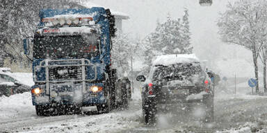 Verspäteter Wintereinbruch in Österreich
