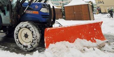 Ein Land versinkt im Schnee